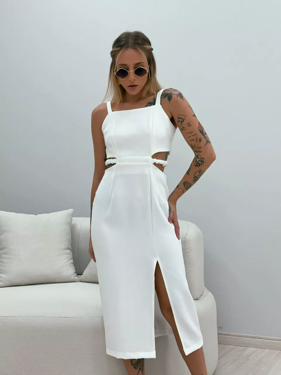VESTIDO VIVIAN MIDI OFF