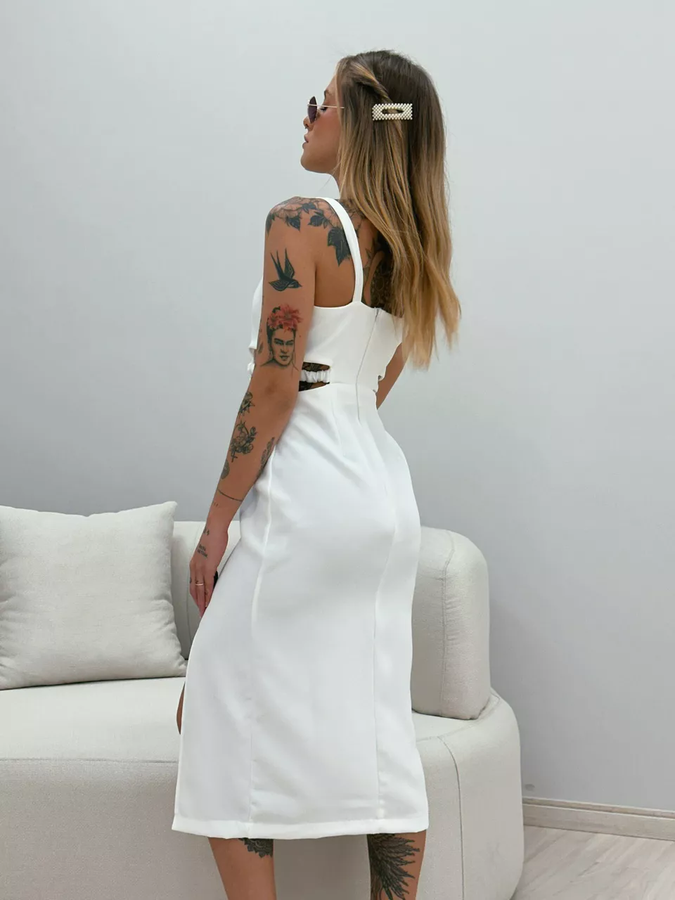 VESTIDO VIVIAN MIDI OFF