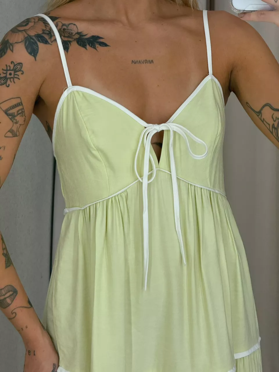 VESTIDO ANA CAROLINA ALÇA LIMA