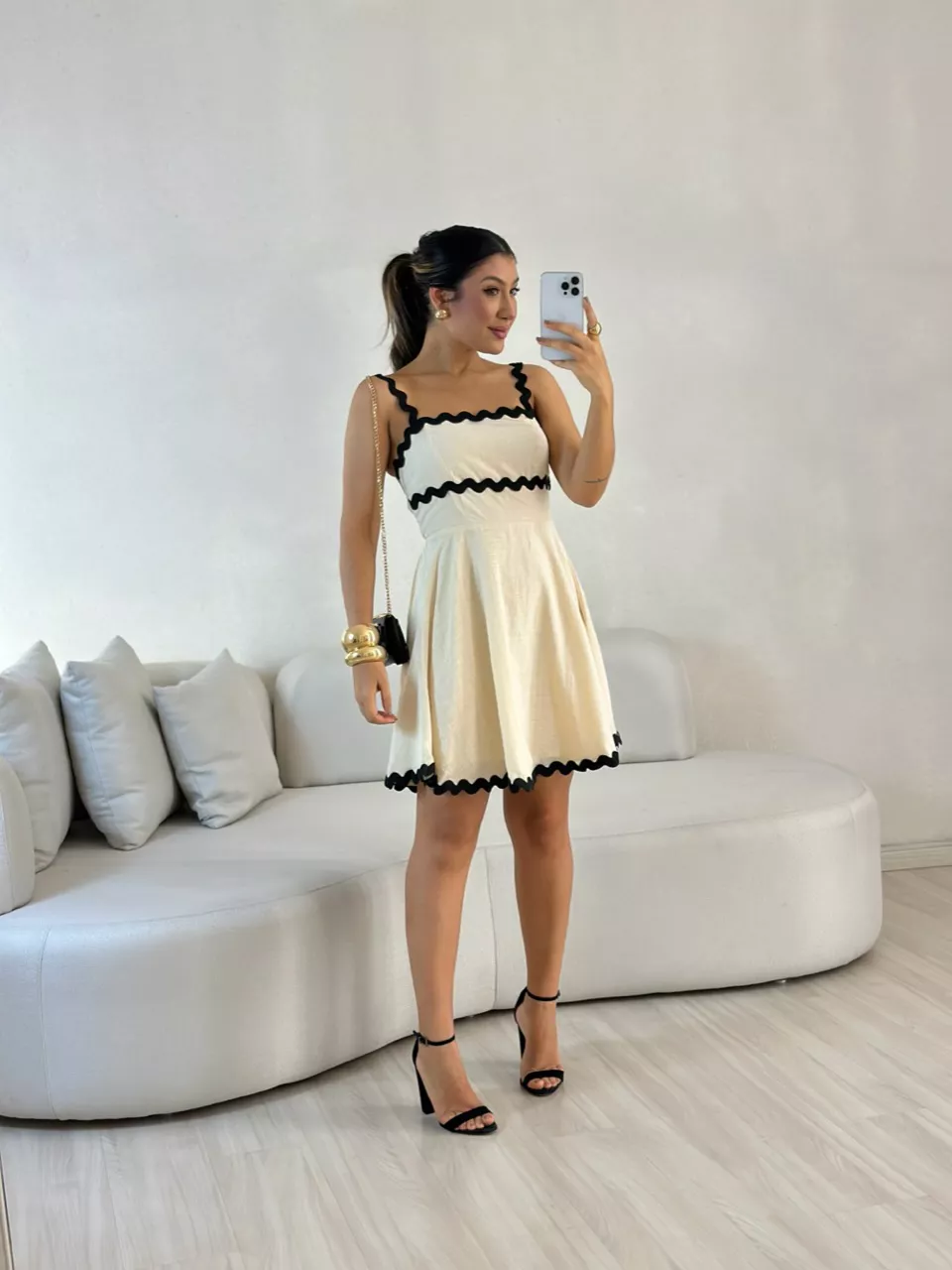 VESTIDO DANDARA CURTO MARFIM