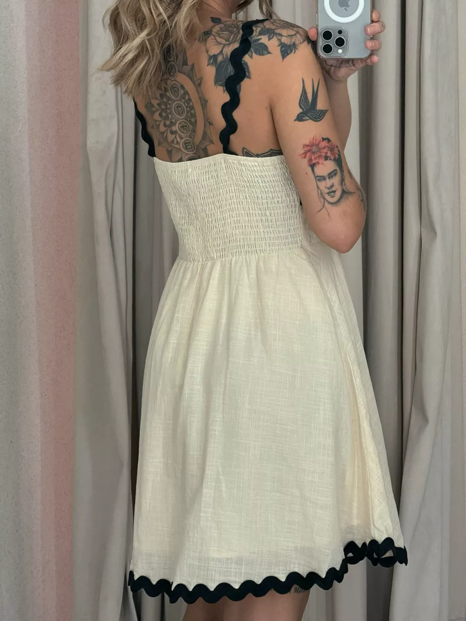 VESTIDO DANDARA CURTO MARFIM