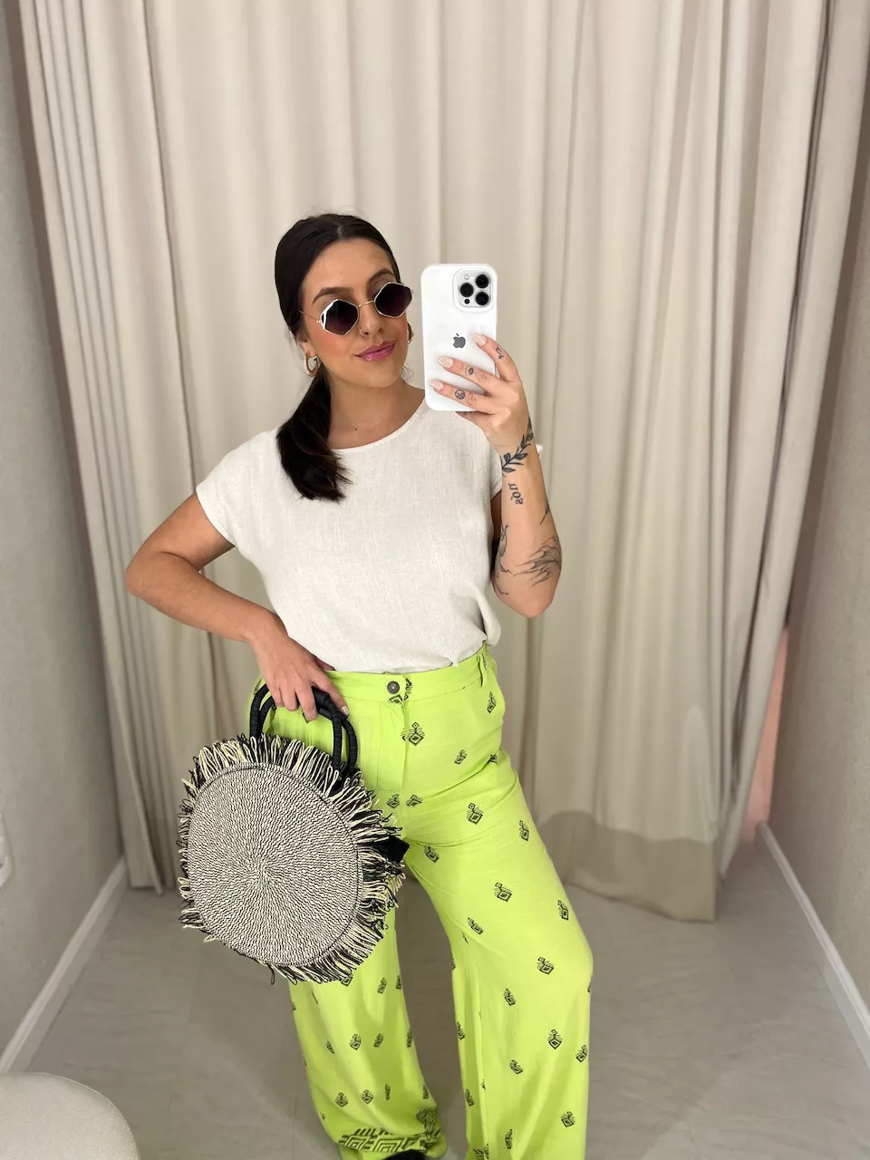 BLUSA BOTÕES COSTAS CRU