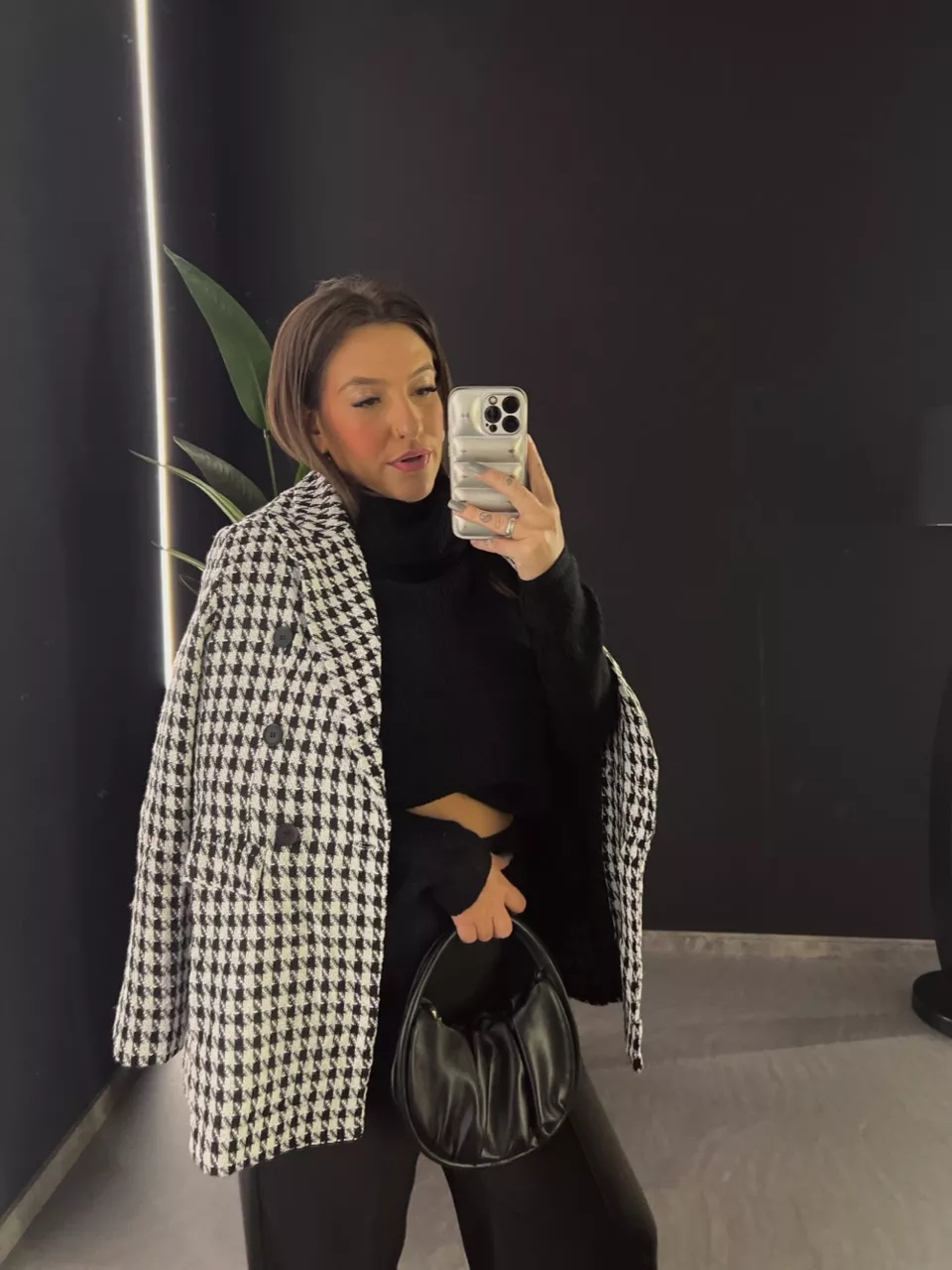 BLAZER CHANEL TWEED PRETO/BRANCO