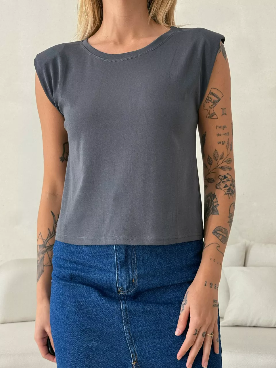 BLUSA CAMILA MUSCLE CHUMBO