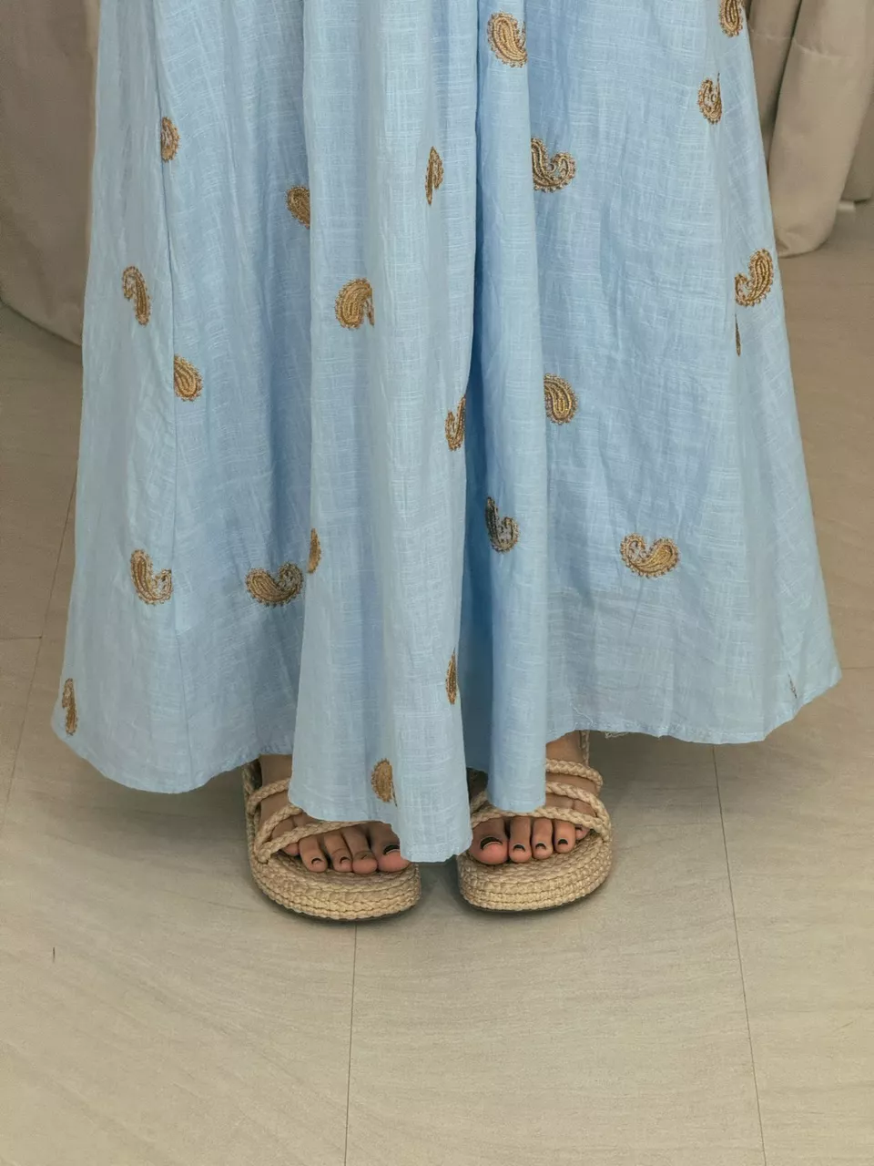 VESTIDO SOL LONGO AZUL