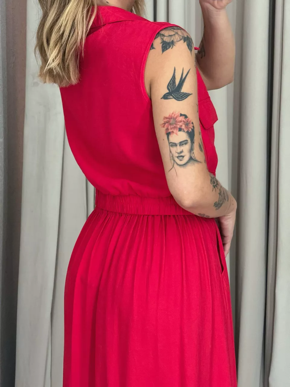 CONJUNTO ÁGATA SAIA VERMELHO