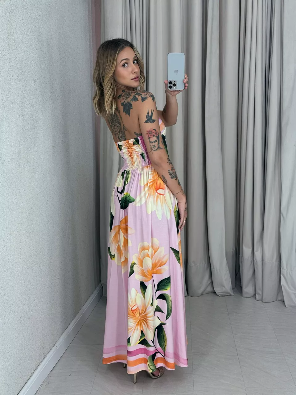 VESTIDO PETÚNIA TOMARA QUE CAIA ROSA