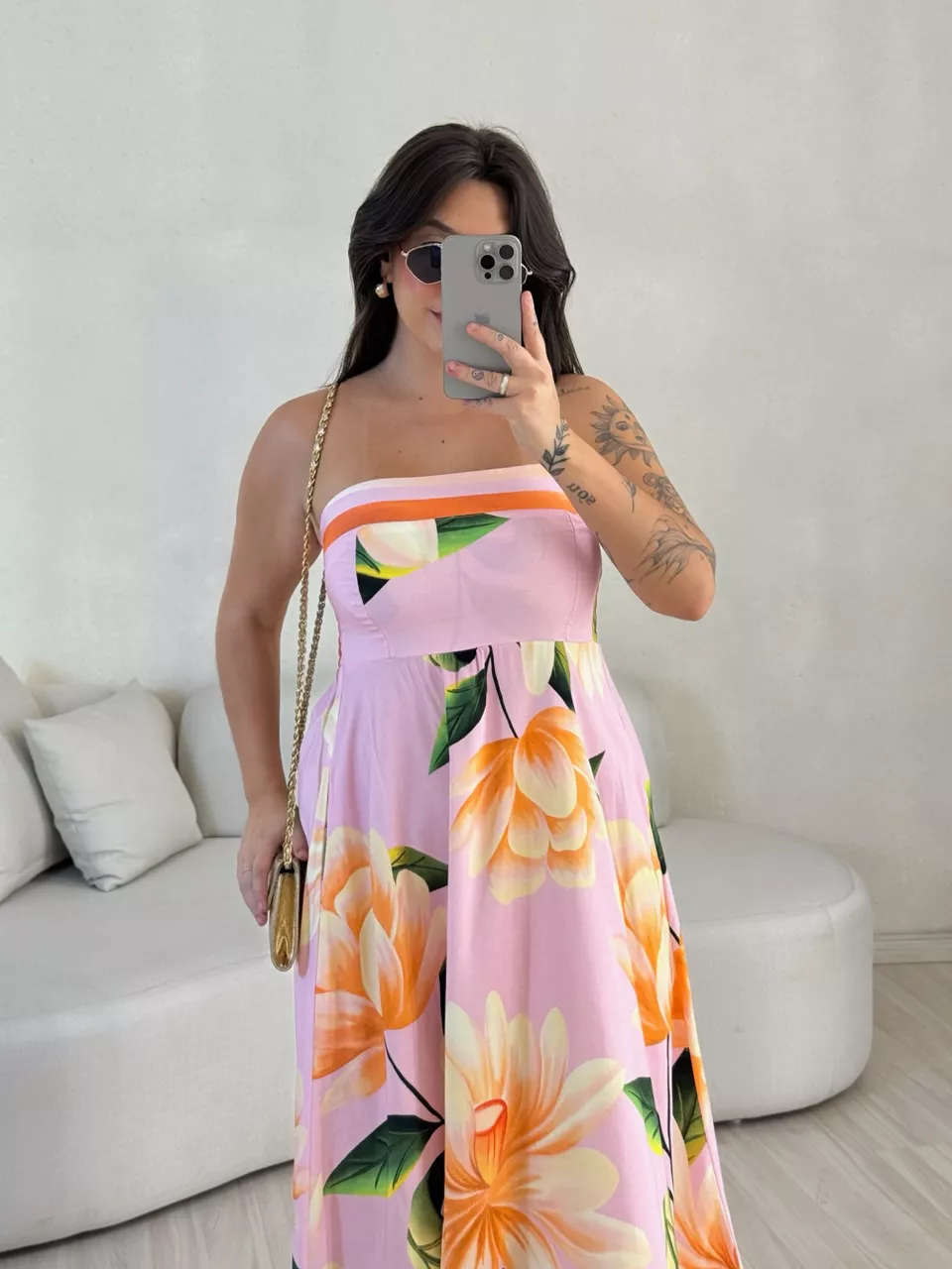 VESTIDO PETÚNIA TOMARA QUE CAIA ROSA