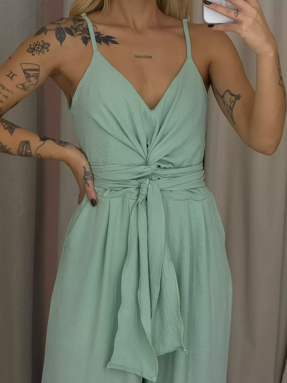 MACACÃO DAYANA AMARRAÇÃO verde
