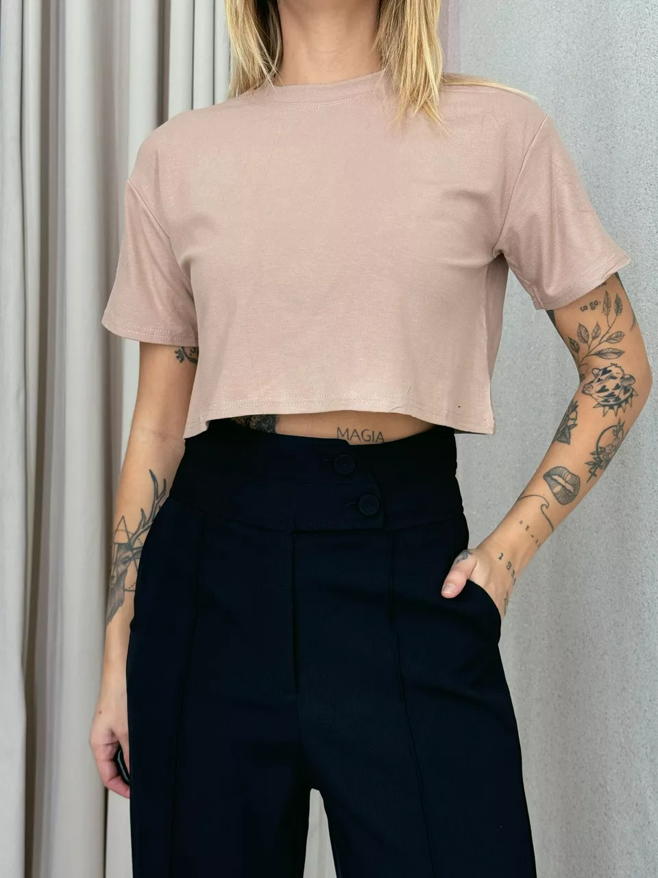CALÇA MABEL PANTALONA PRETA