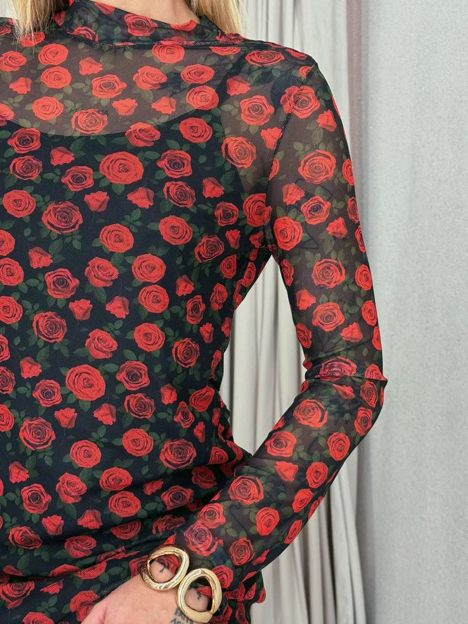 VESTIDO PIETRA TULE FLORAL