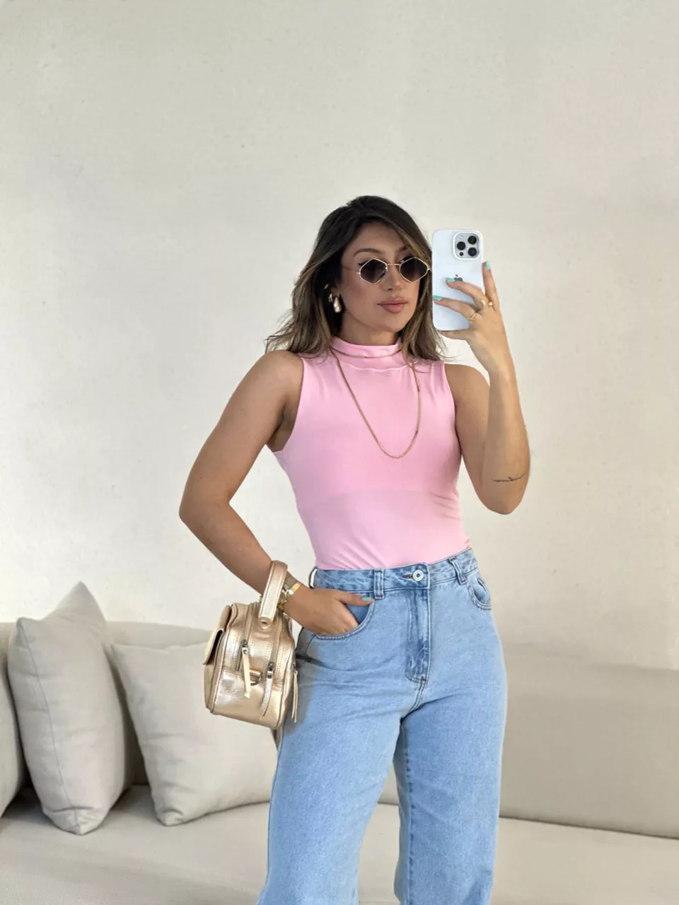 BODY STER LISO BABY PINK - 0055800366 - CAROLLA FERRARO
