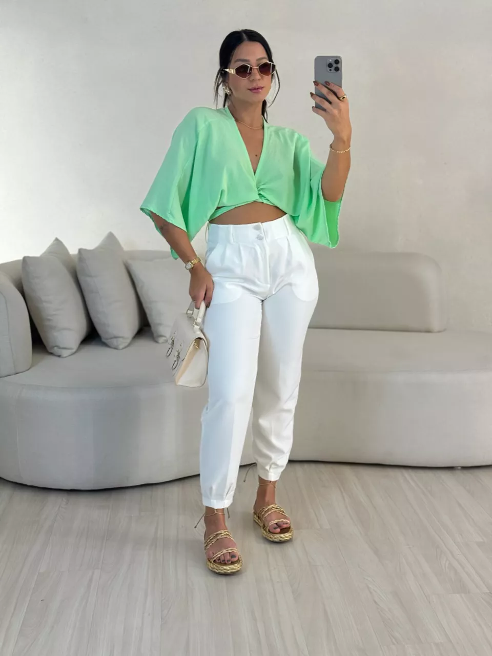 CALÇA SIMONE CENOURA off