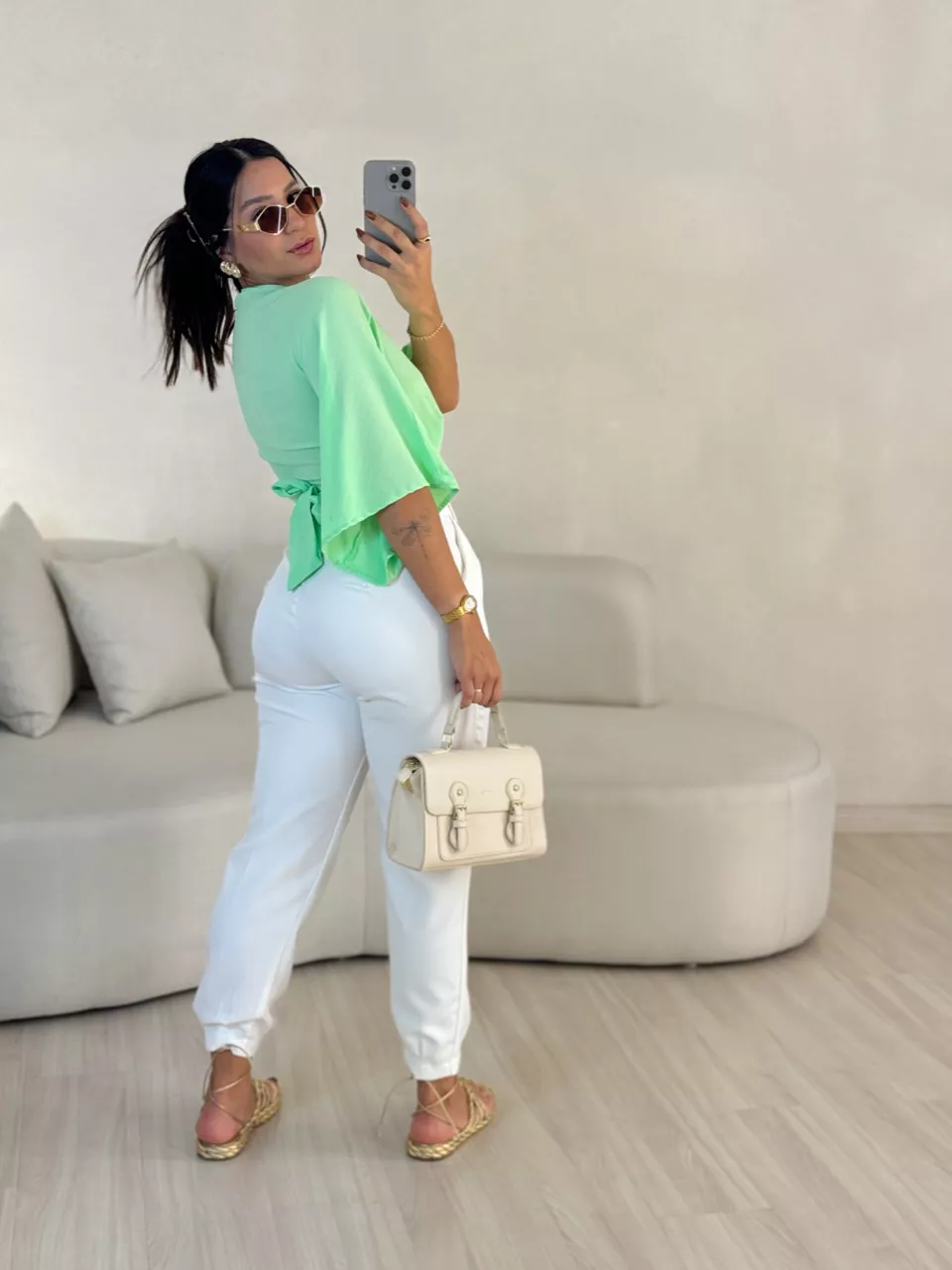 CALÇA SIMONE CENOURA off