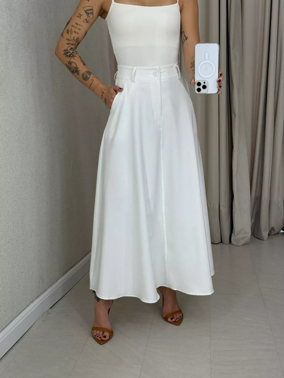 SAIA ISIS LONGUETE off - 0062820048 - CAROLLA FERRARO