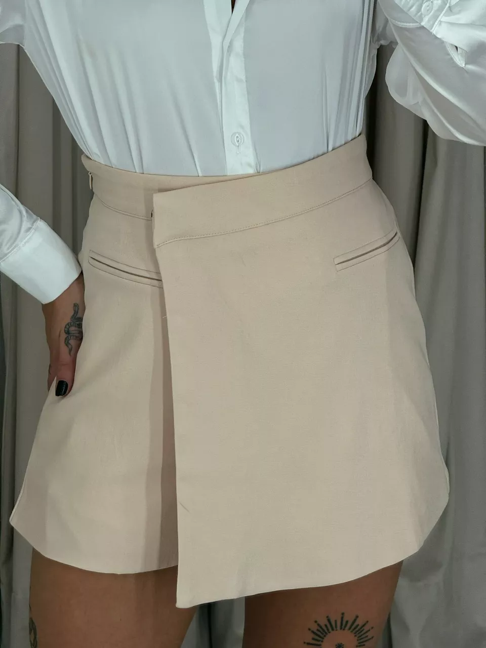 SHORT SAIA AURORA MARFIM