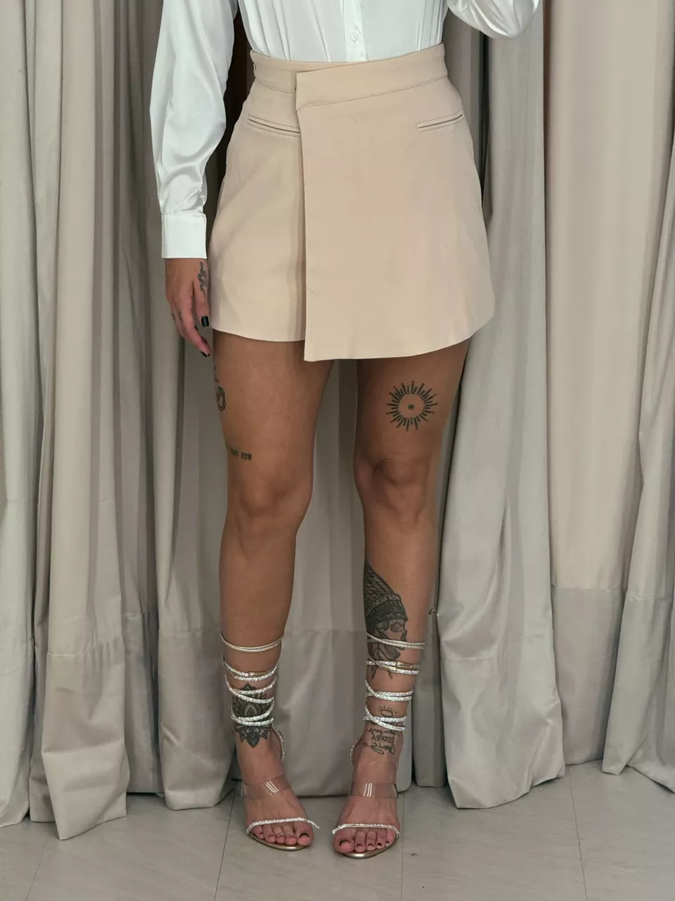 SHORT SAIA AURORA MARFIM