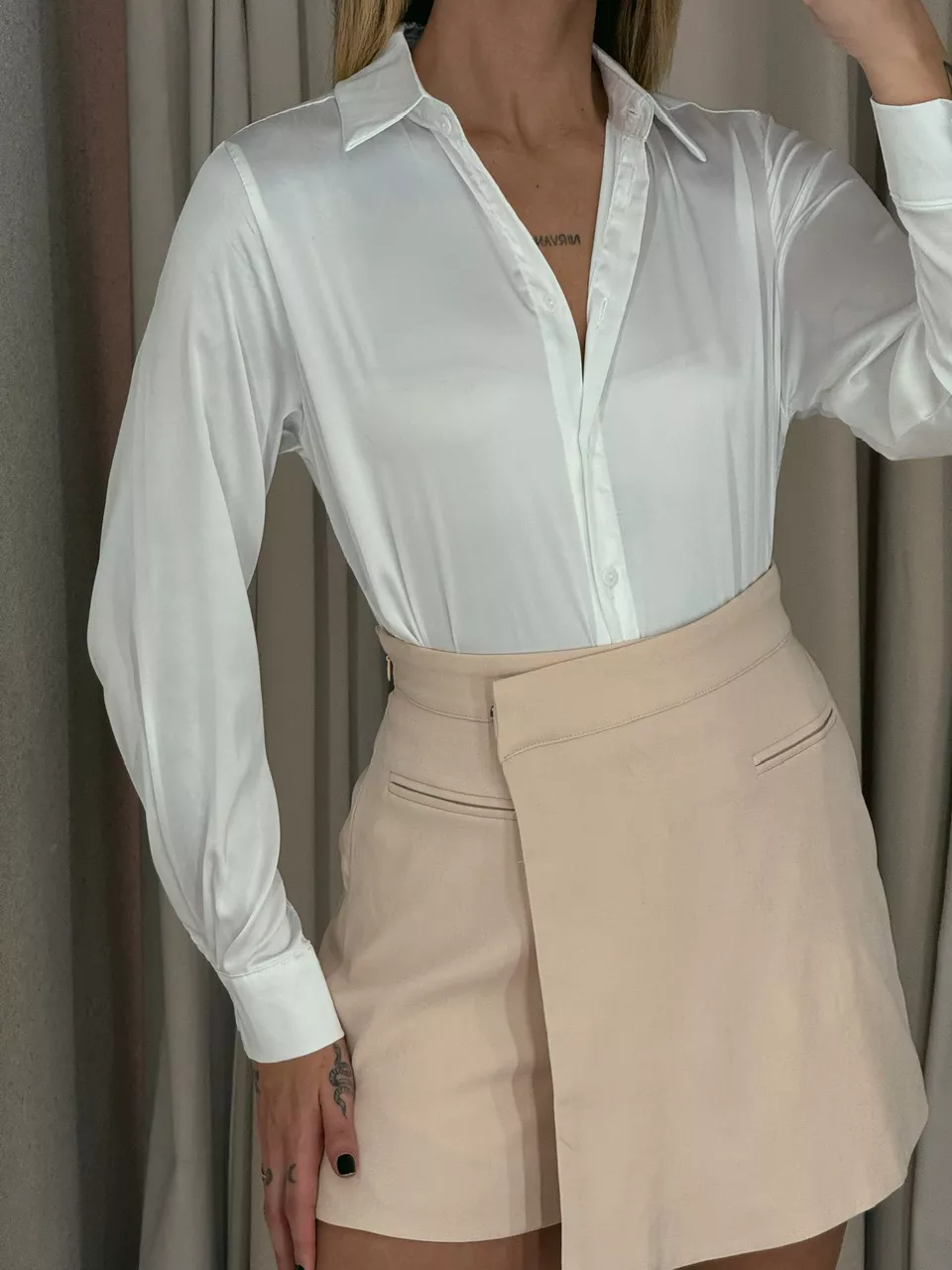 SHORT SAIA AURORA MARFIM