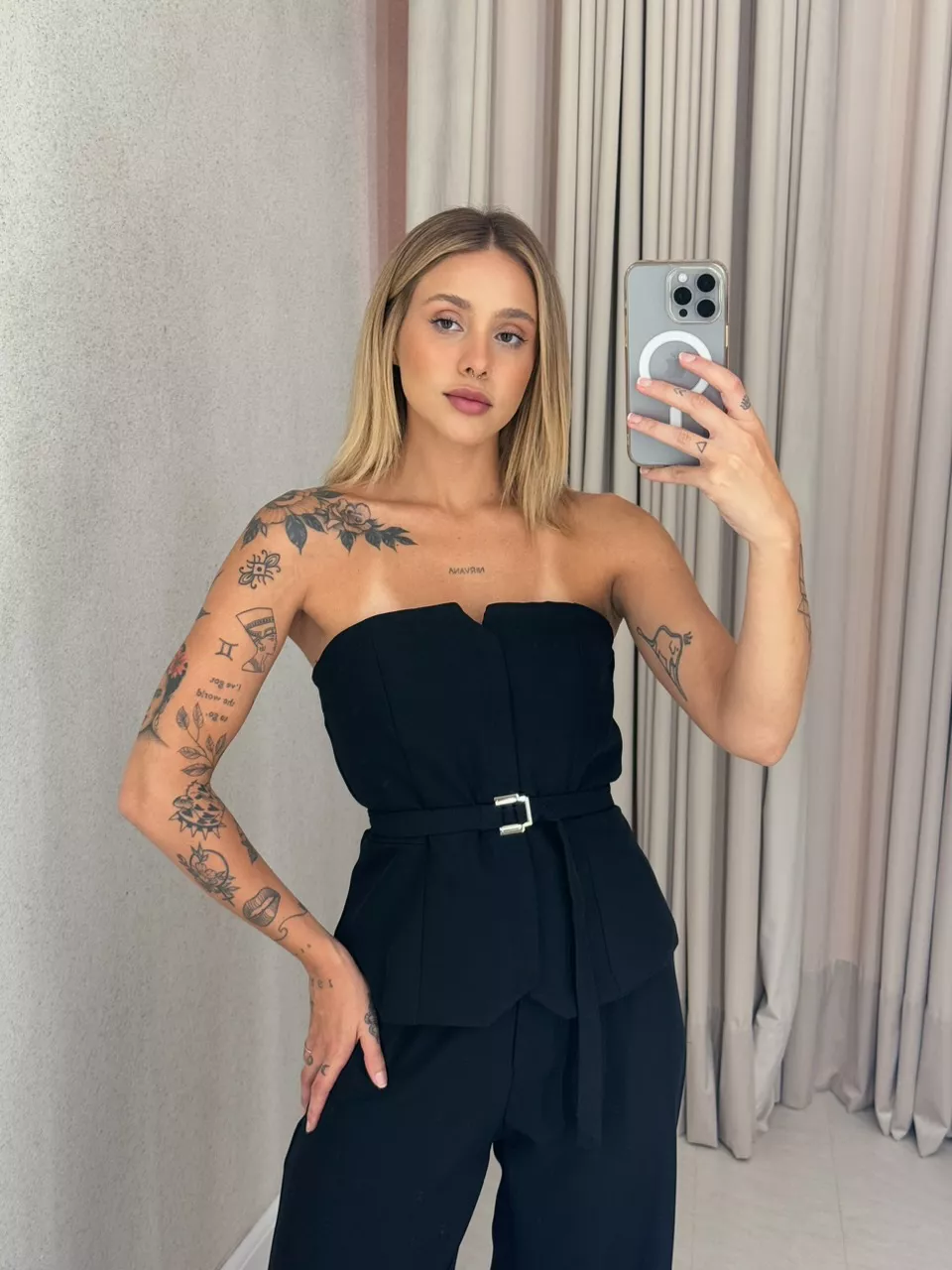 CONJUNTO ROSI CALÇA PRETO