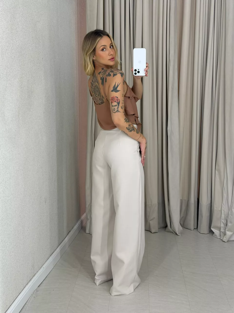 BLUSA MAYA ALÇA CAPUCCINO 