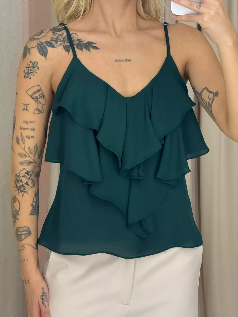 BLUSA MAYA ALÇA VERDE