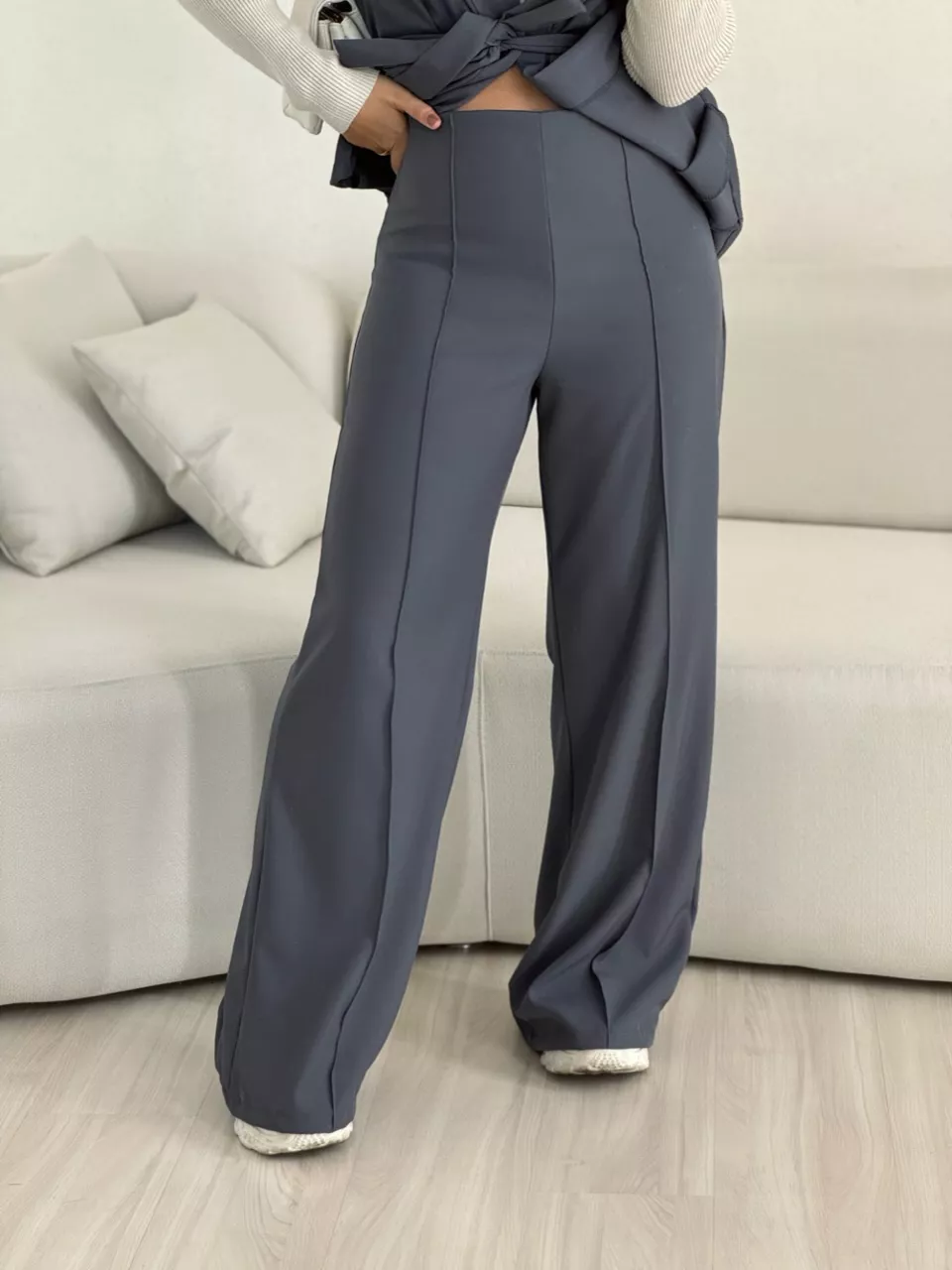 CONJUNTO ÍSIS COLETE CINZA