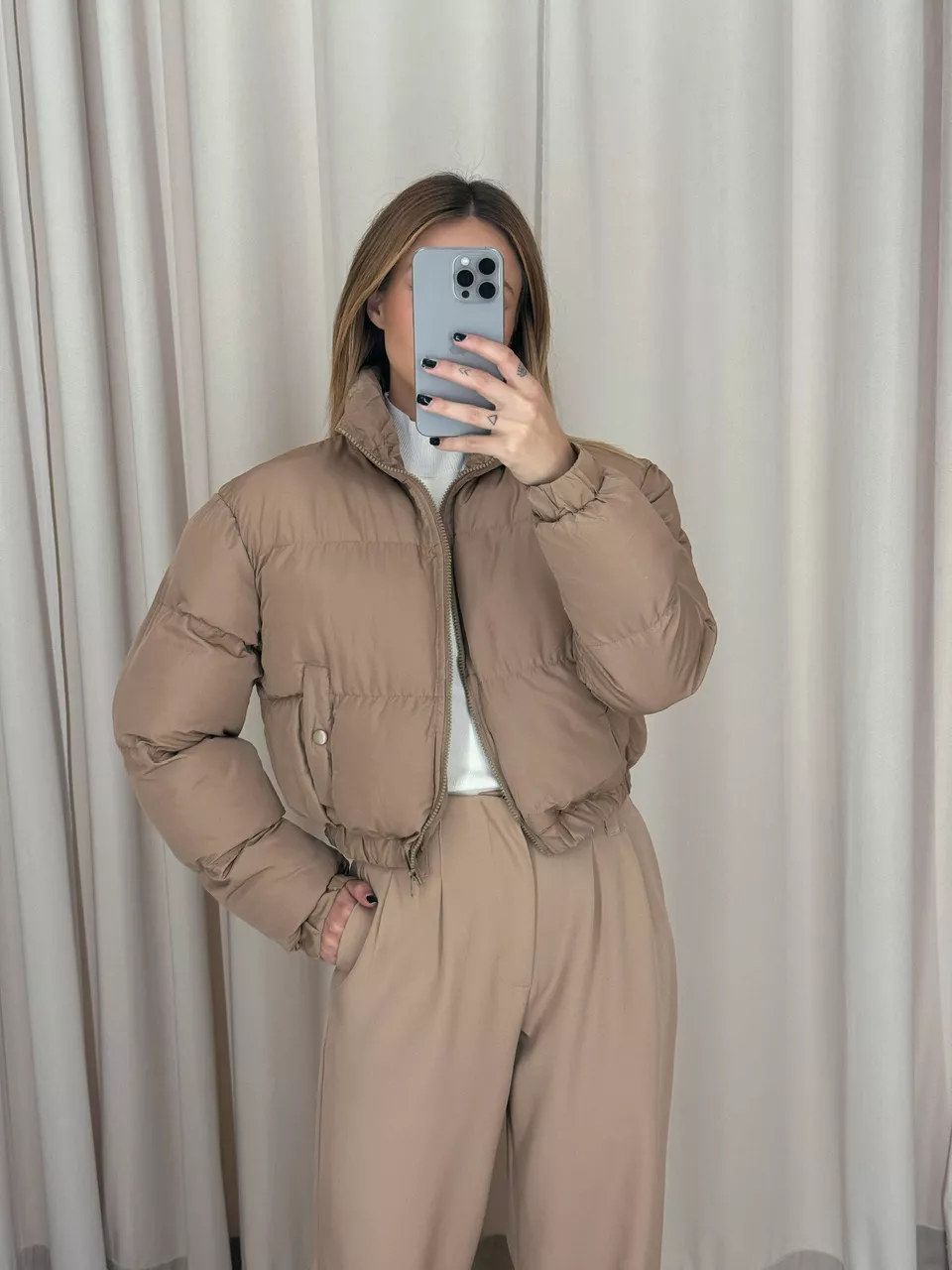 PUFFER BRUNA LISA NUDE
