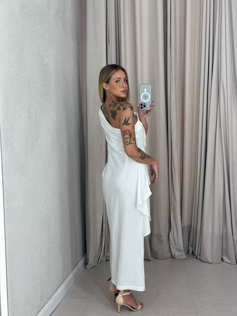 VESTIDO SILVANA NULA MANGA OFF