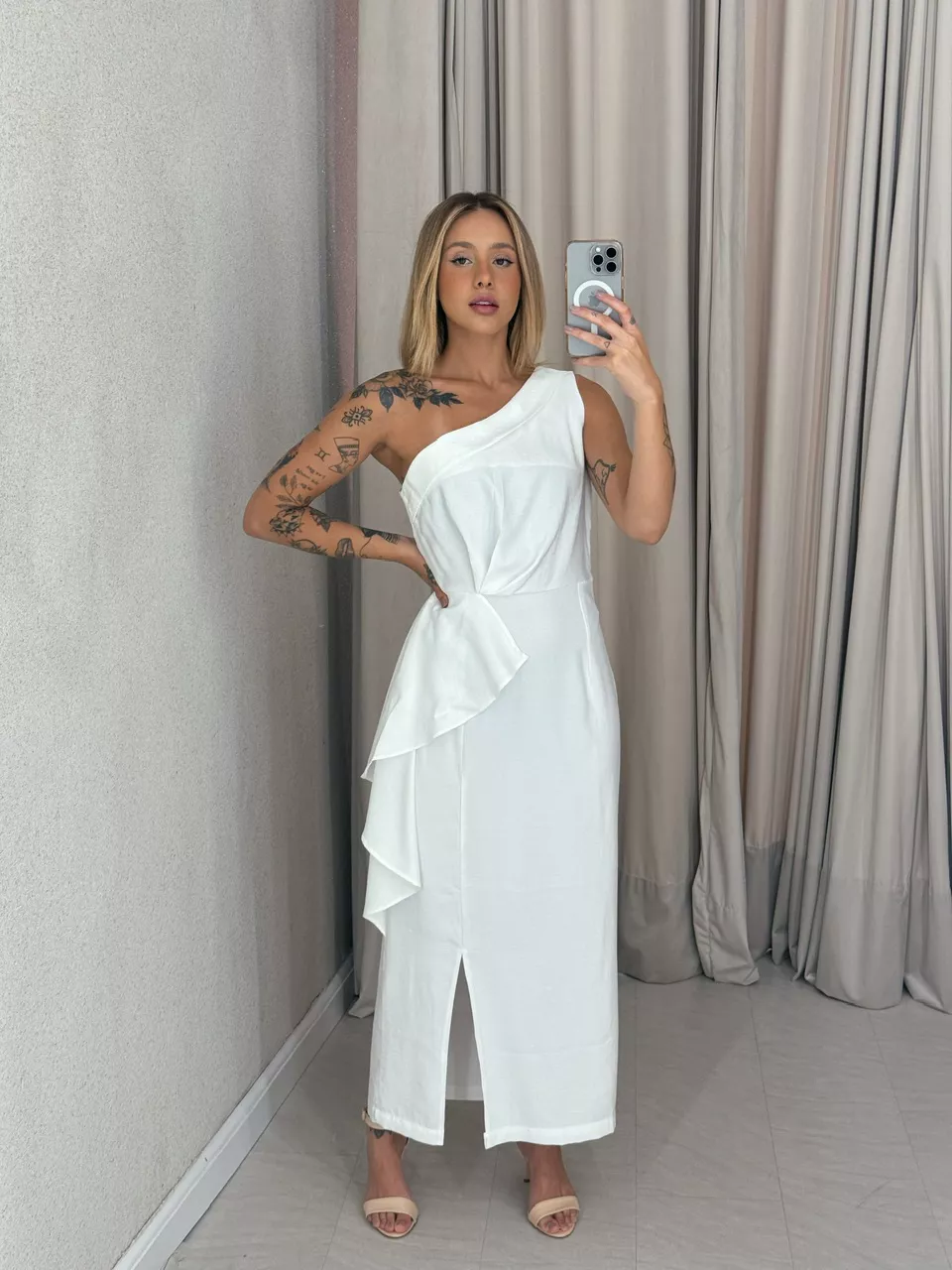 VESTIDO SILVANA NULA MANGA OFF