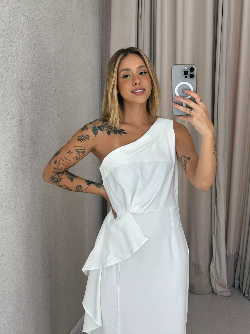 VESTIDO SILVANA NULA MANGA OFF