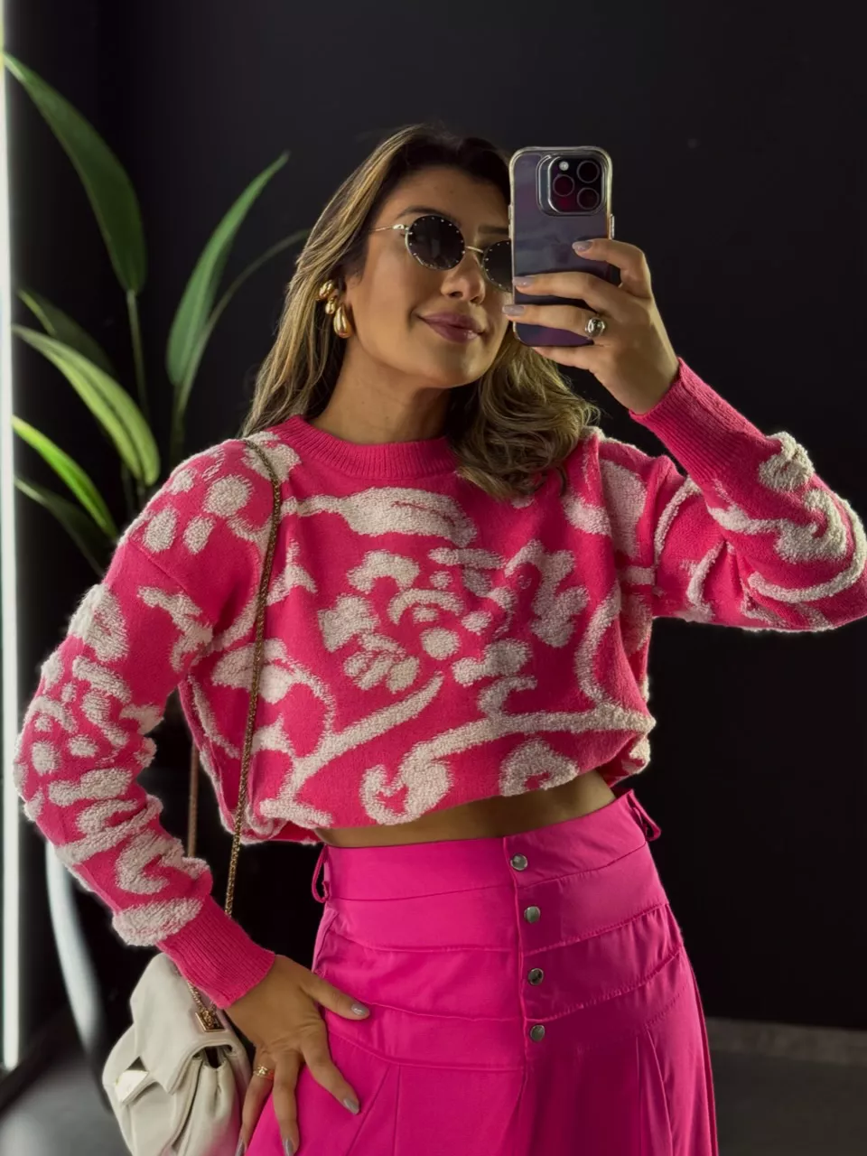 TRICOT PRISCILA PINK - 0050370037 - CAROLLA FERRARO