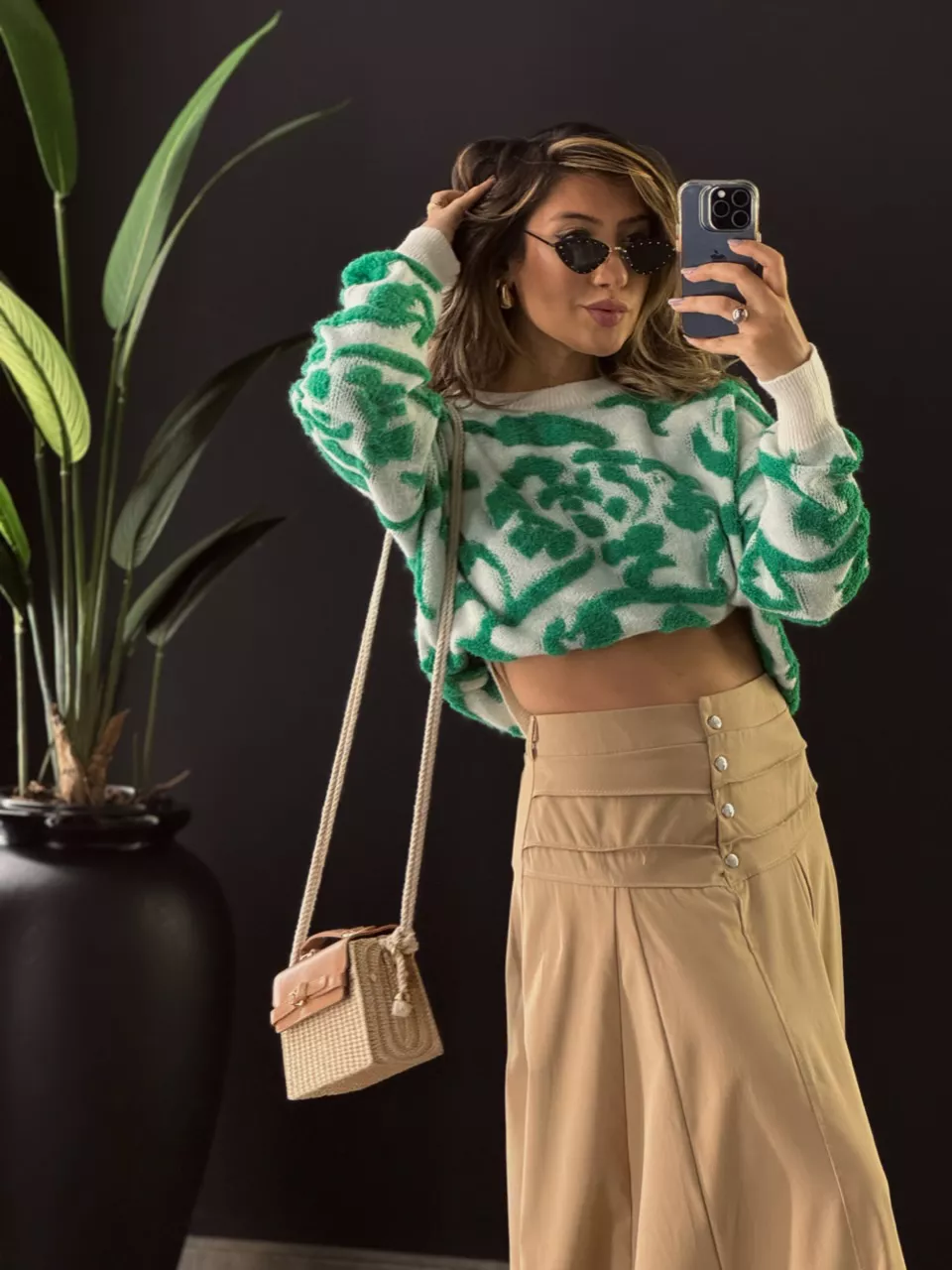 TRICOT PRISCILA VERDE - 0050370014 - CAROLLA FERRARO