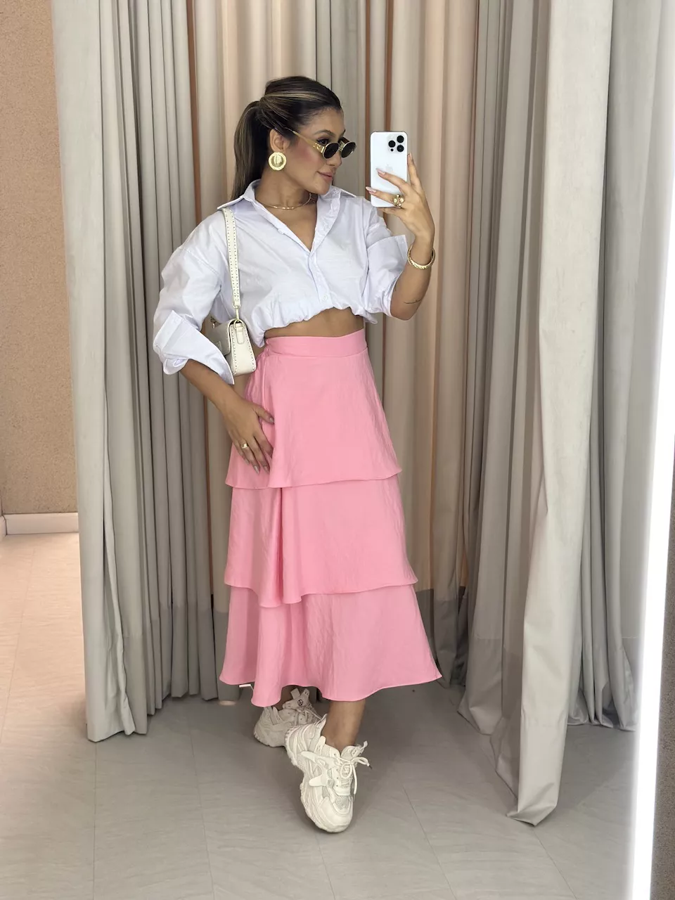 SAIA FELICIA BABADOS Rosa - 0060760031 - CAROLLA FERRARO