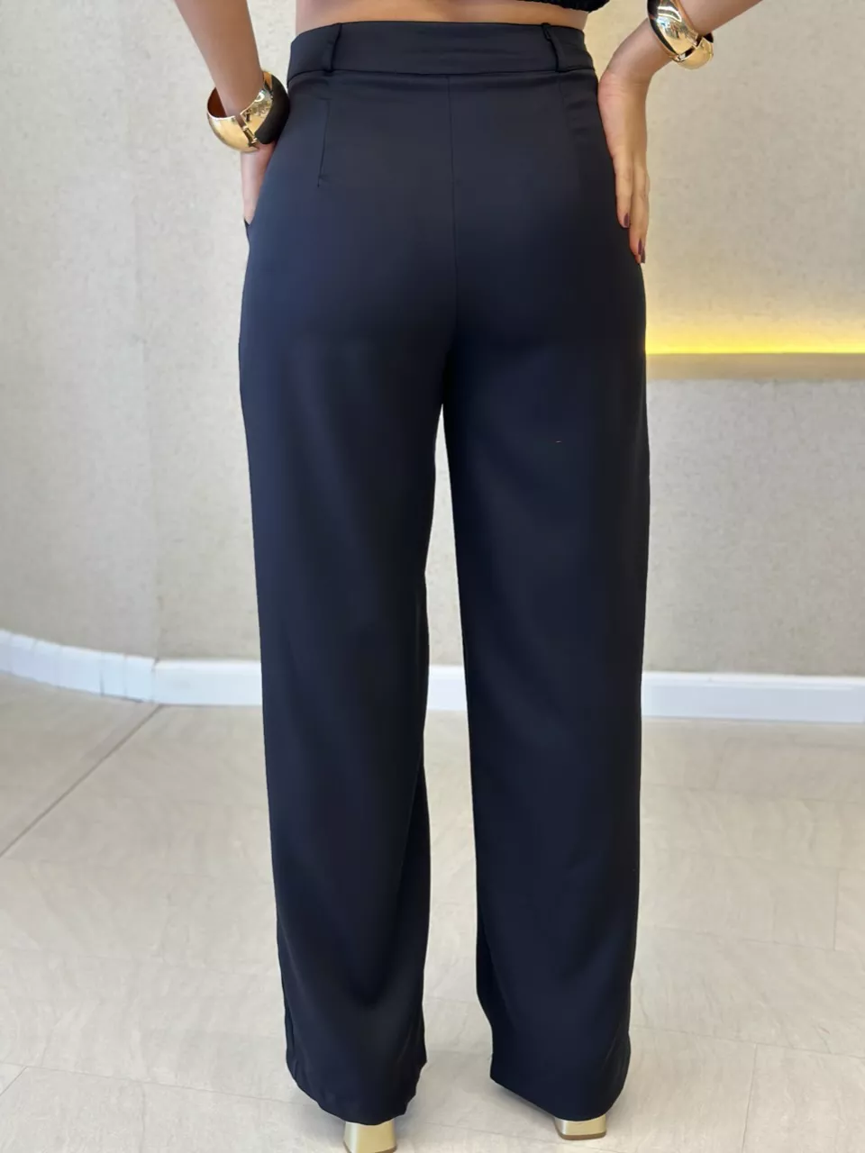 CONJUNTO MORIELY BLUSA CALÇA PRETO
