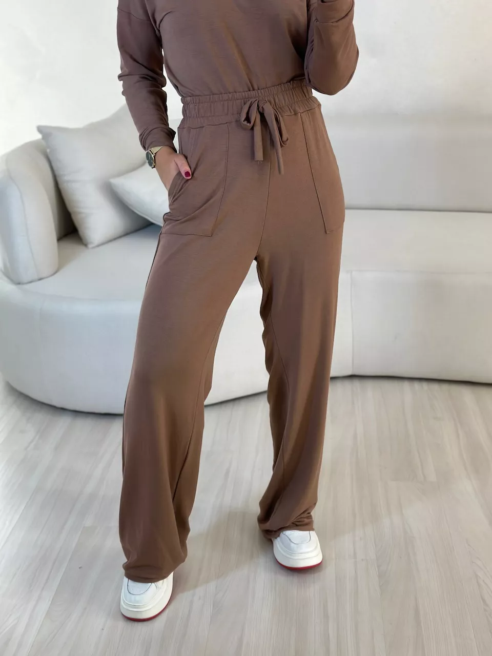 CONJUNTO LAVÍNIA MOLETINHO MARROM
