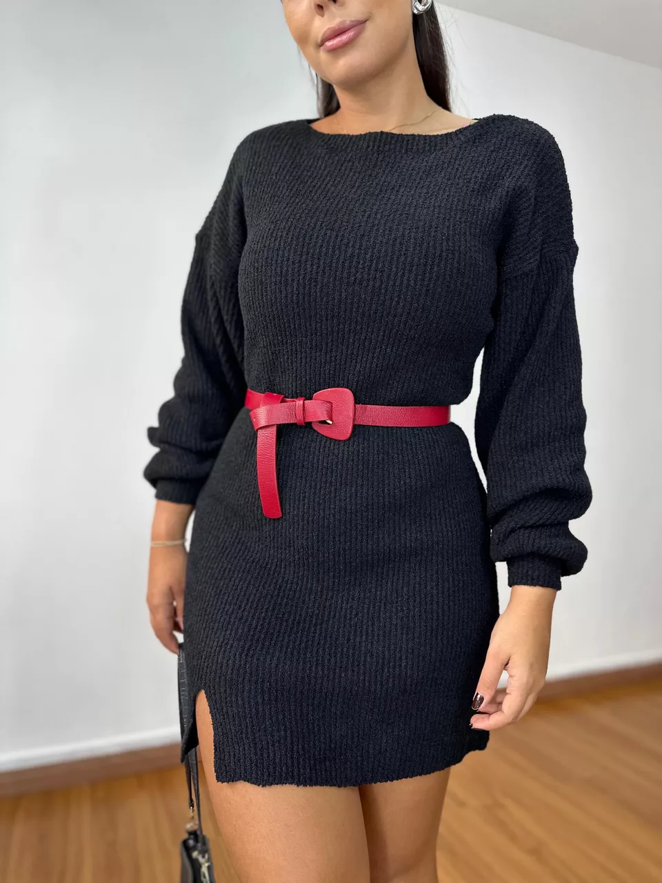 Vestido Tricot Alice Preto - Loja Benditta