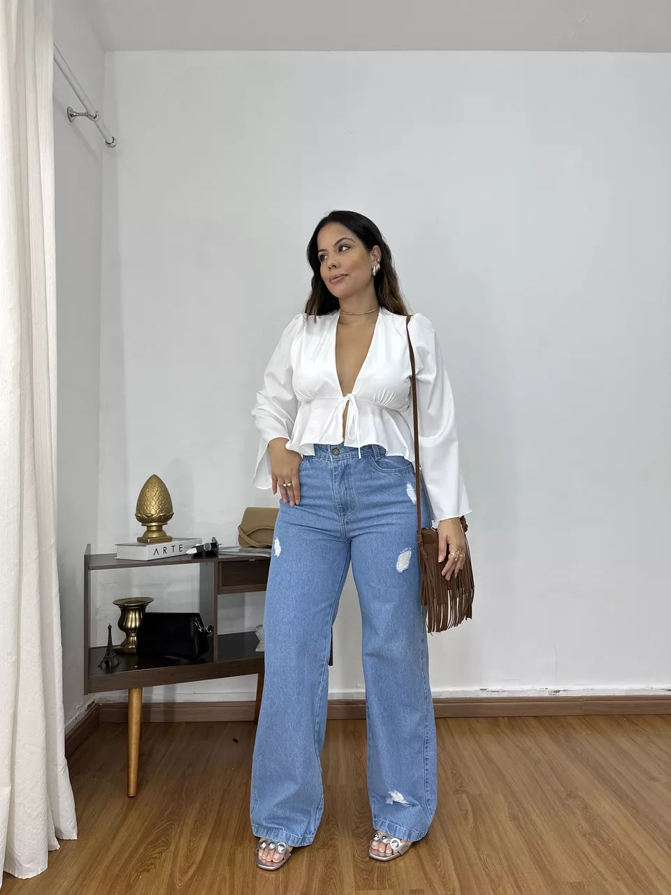 Wide Leg Puídos 1234 - Loja Benditta