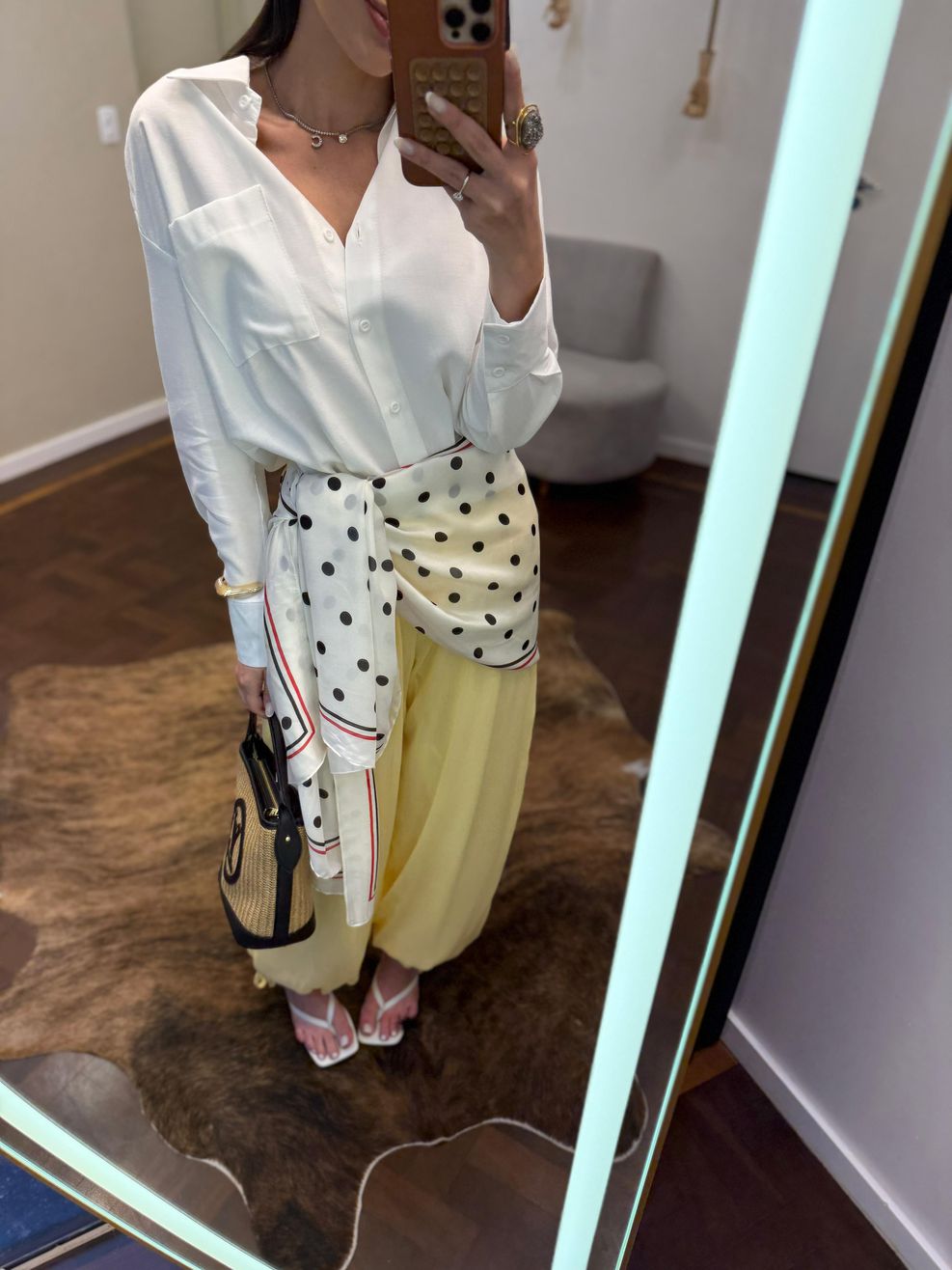 Calça Aladim Slim Júlia - Amarela