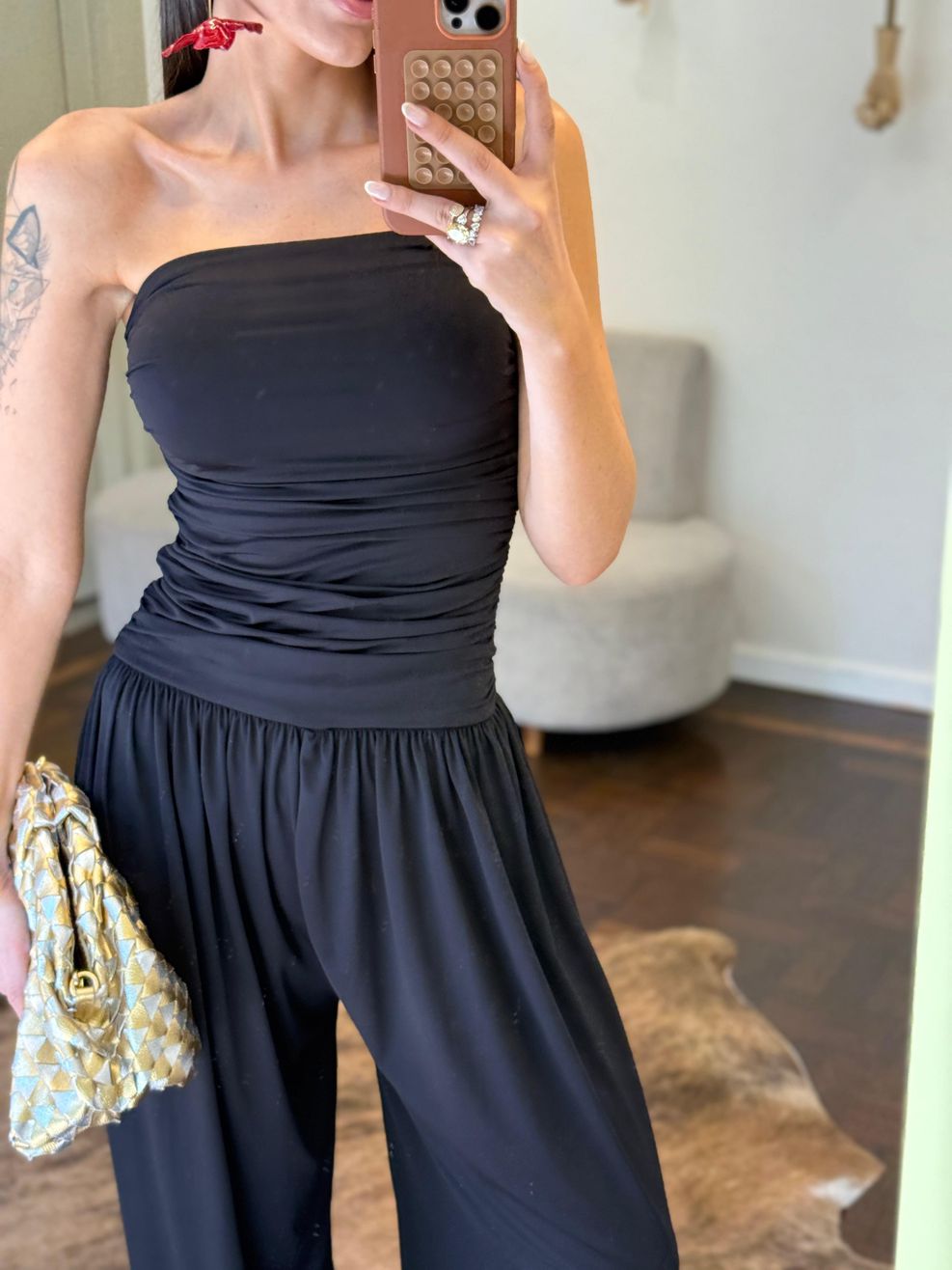 Macacão Joana - Preto