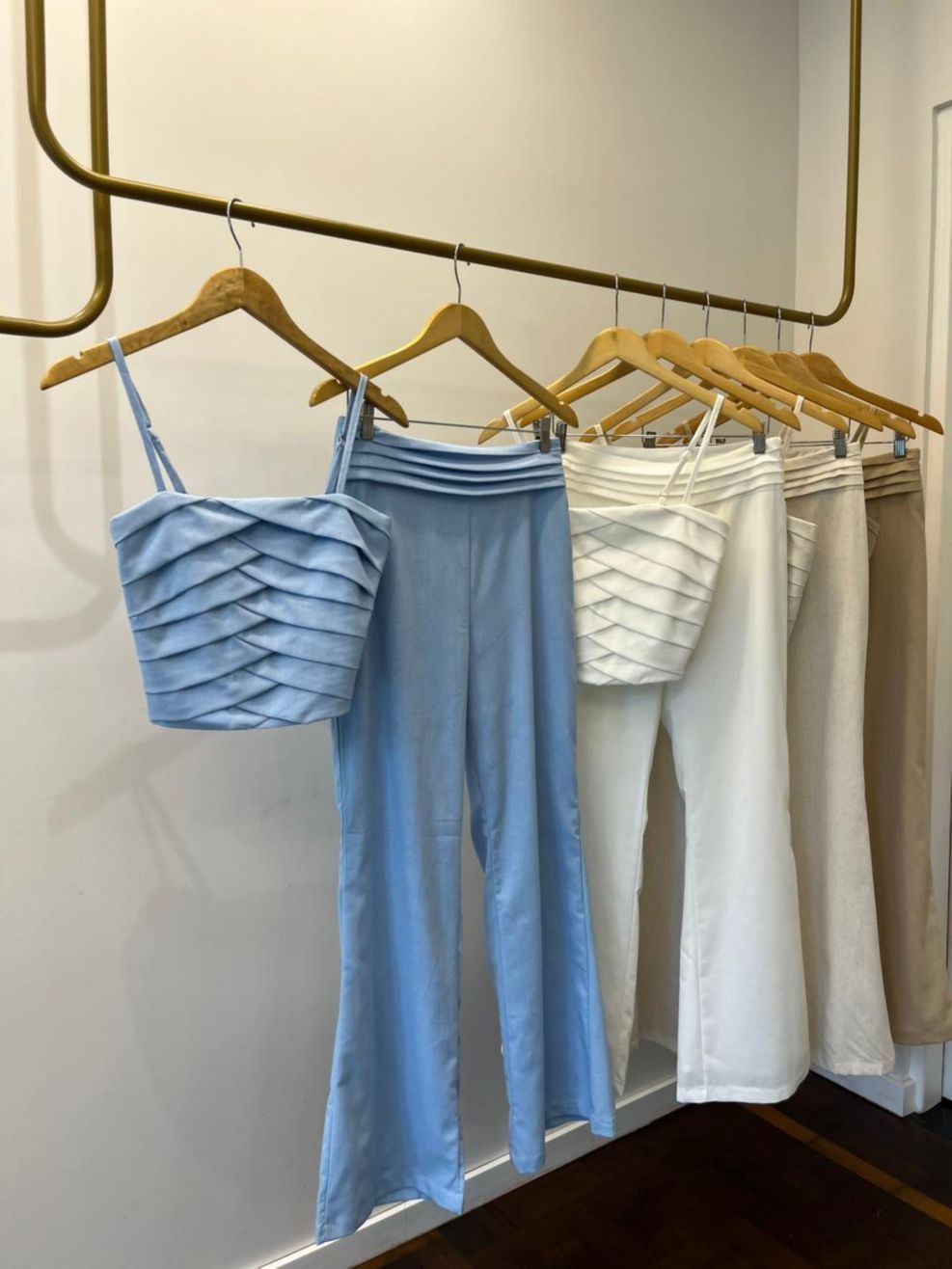 Conjunto Alfaiataria Martina - Natural do Linho