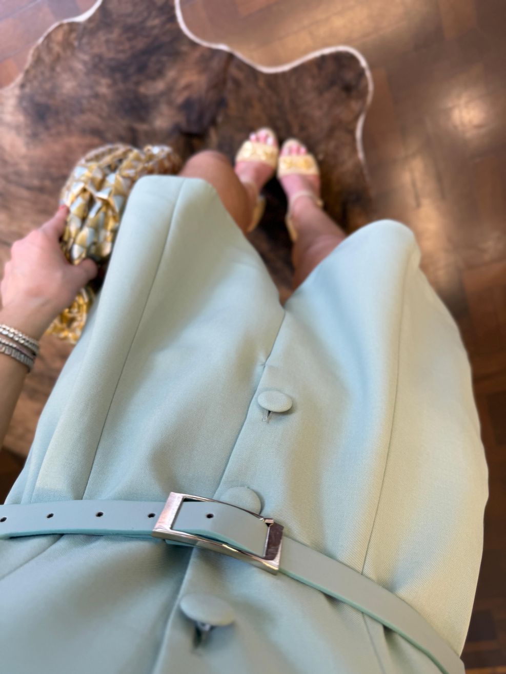 Macaquinho Alfaiataria Olívia - Verde