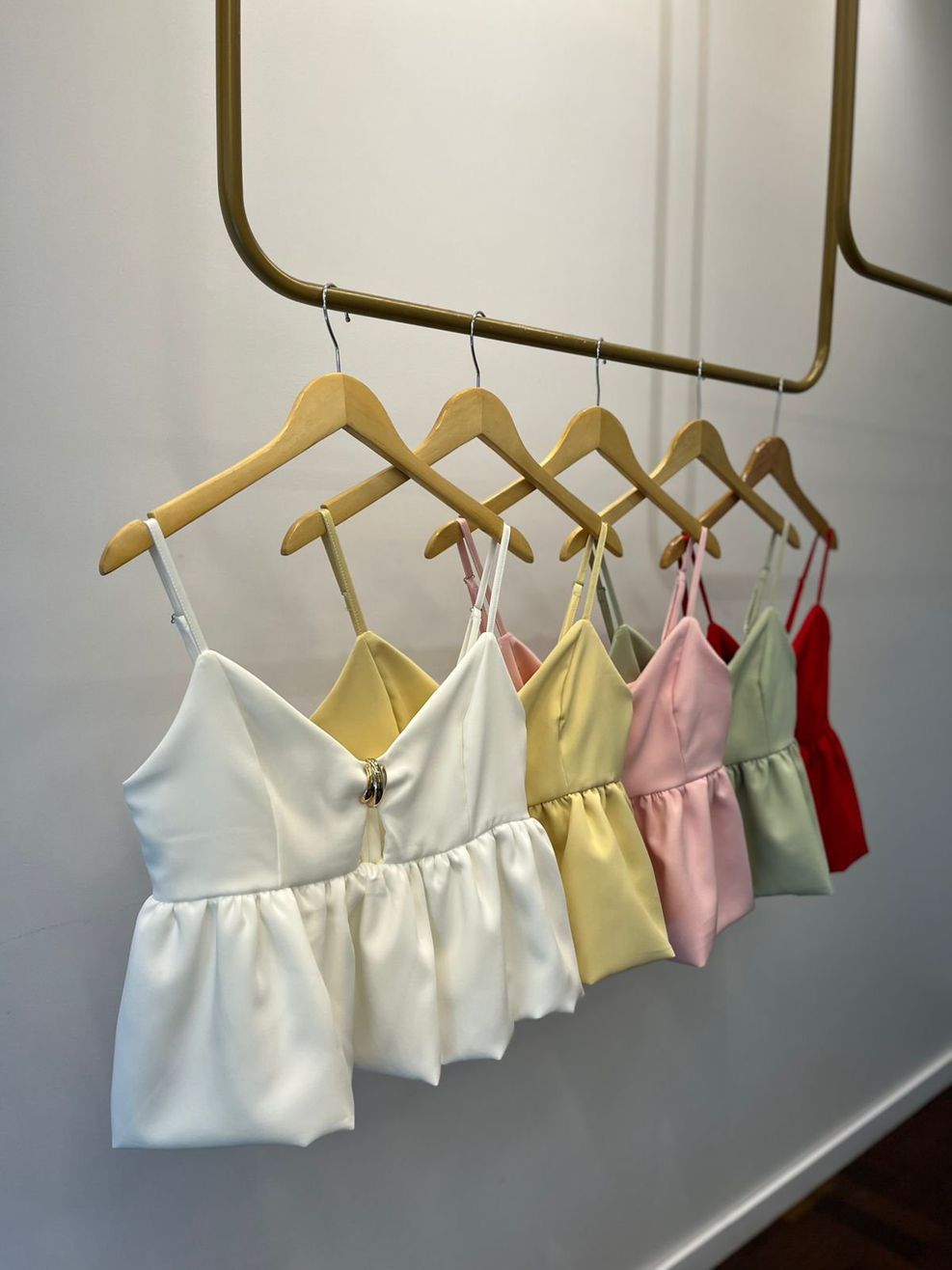 Blusa Heloísa - Alfaiataria Peplum - Amarela Manteiga 