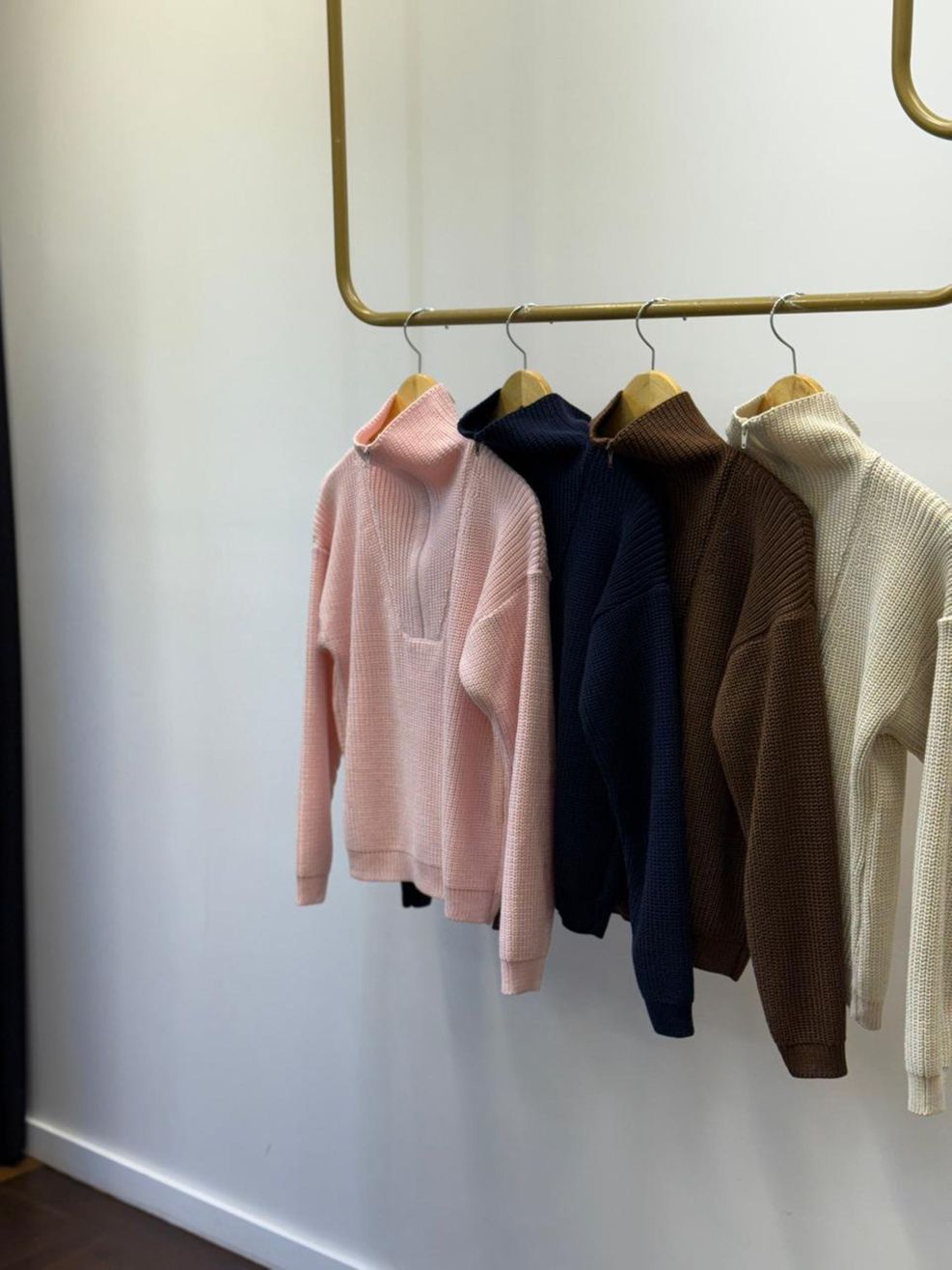 Blusão Tricot Zíper Monte-Carlo - Rosa Bebê 