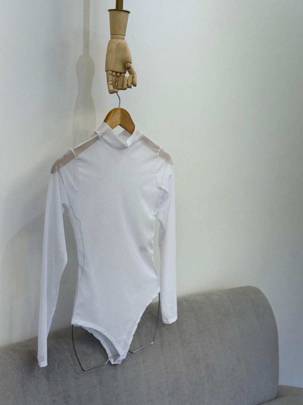 Body Tule Branco 