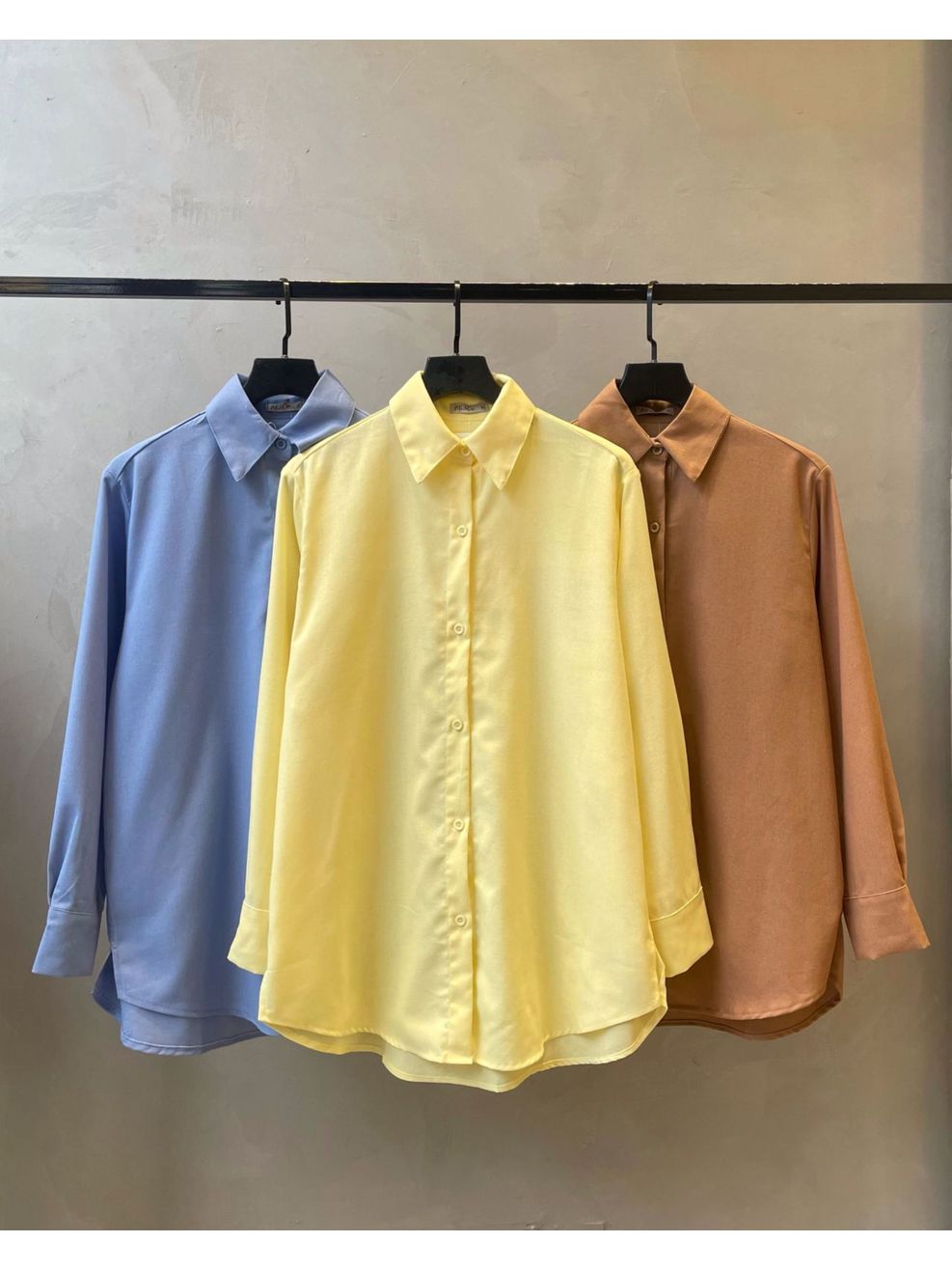 Camisa Maxi Linho Misto Sofia - Amarelo Manteiga 