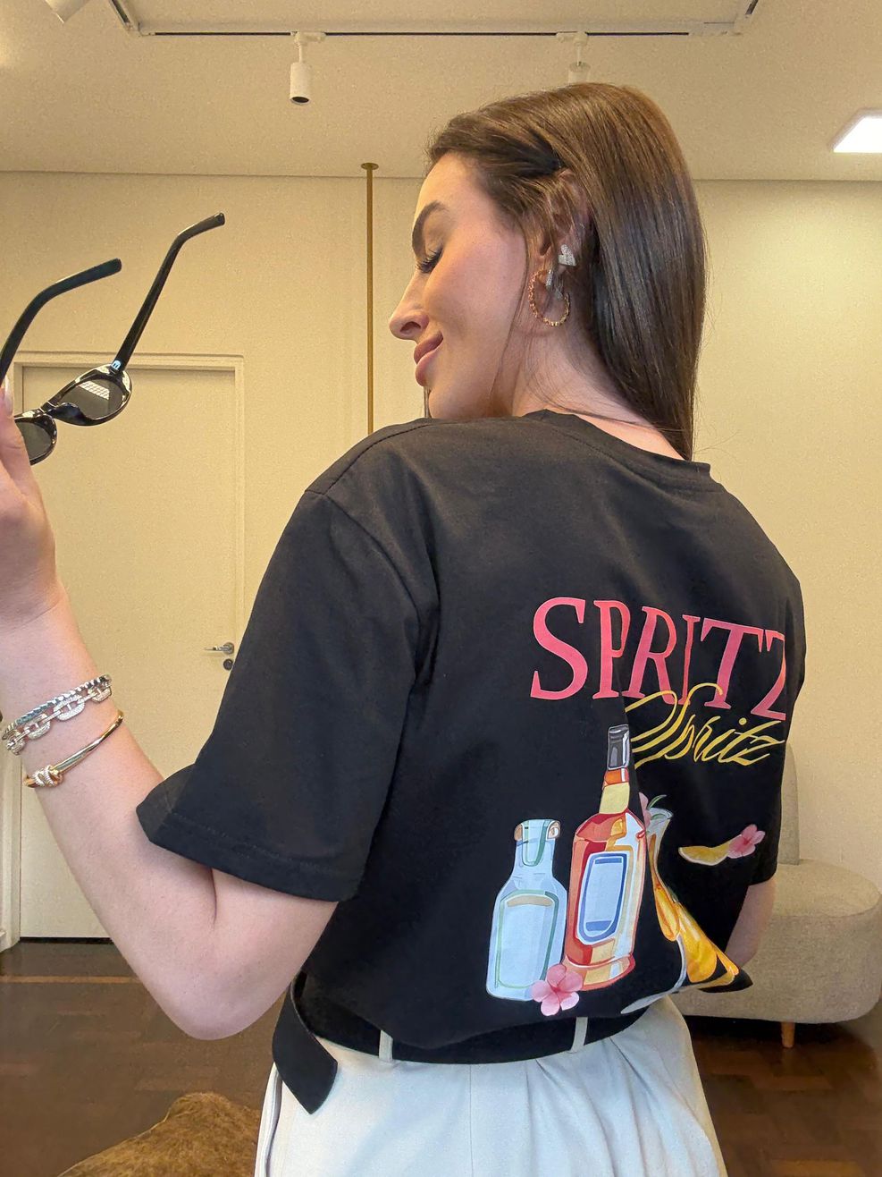 T-shirt Spritz - Preta