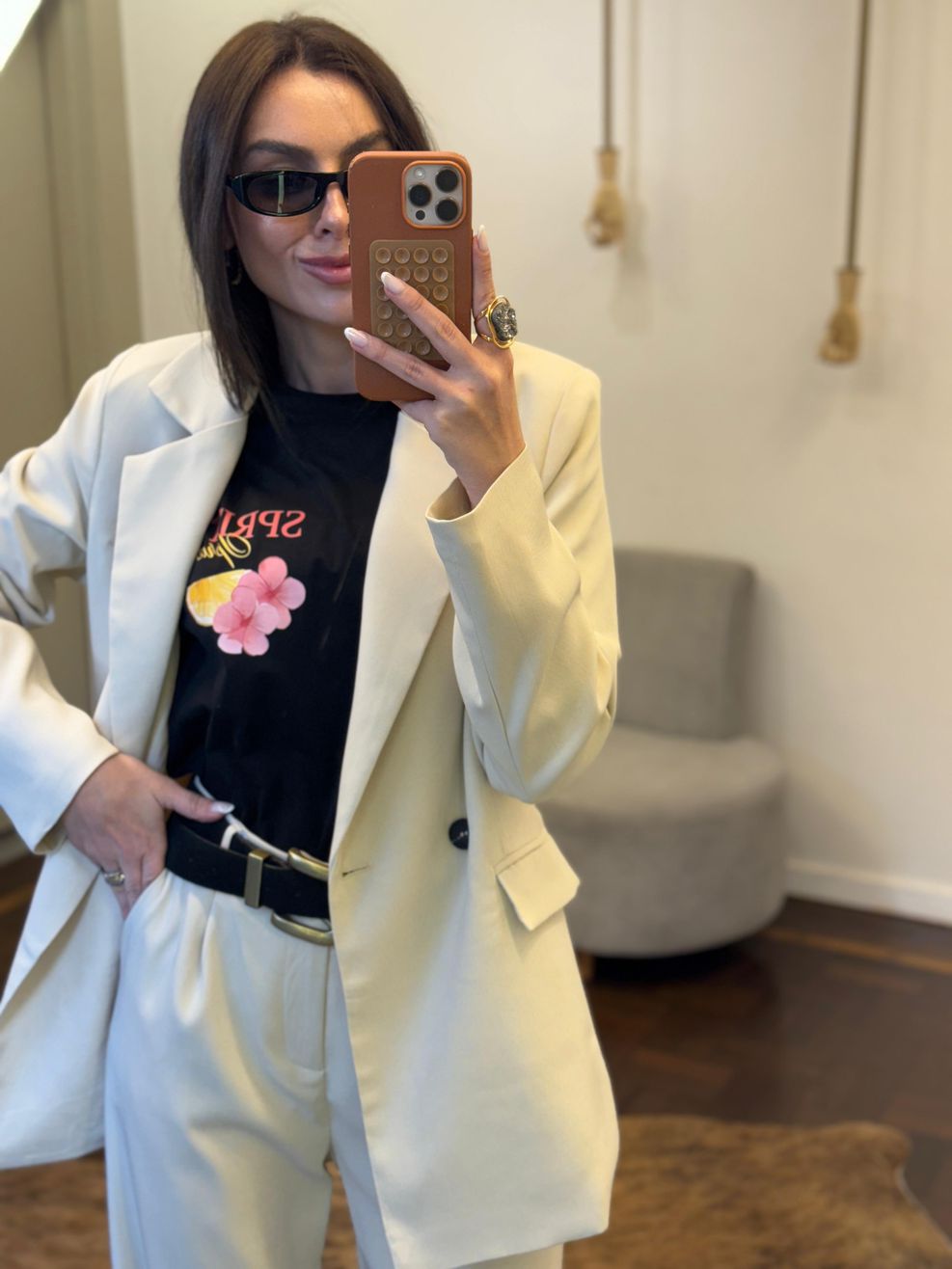 T-shirt Spritz - Preta