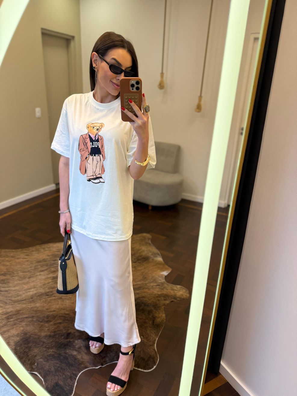 T-shirt Urso Trench-Coat - Off White
