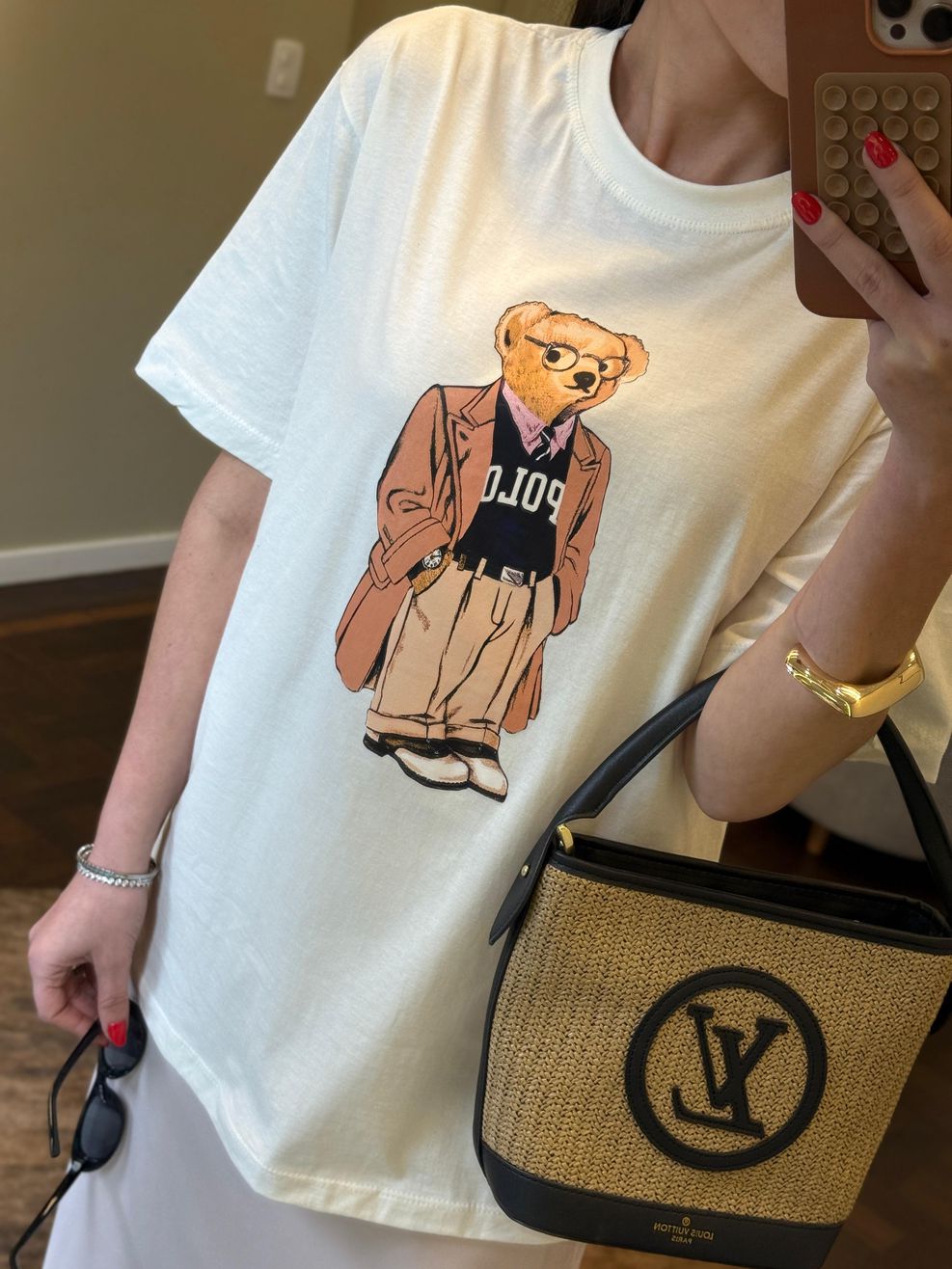 T-shirt Urso Trench-Coat - Off White
