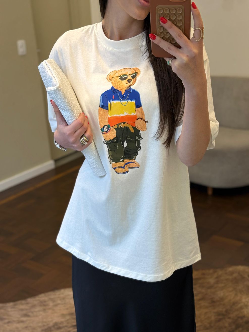 T-shirt Urso Camisa Polo